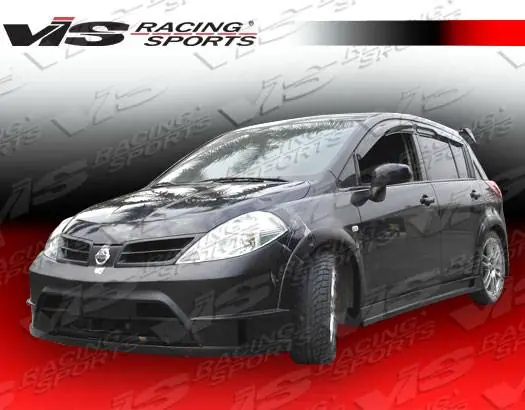 Nissan Versa VIS Racing Rally Side Skirts - 07NSVERHBRAL-004 Direct From Factory