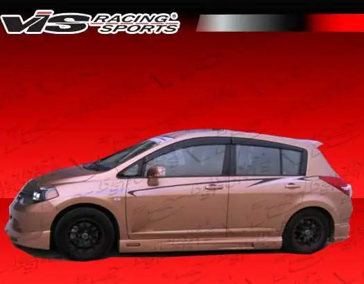 Viral Nissan Versa VIS Racing VIP Side Skirts - 07NSVER4DVIP-004P