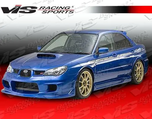 Hassle-Free Returns Subaru WRX VIS Racing Wings Side Skirts - 06SBWRX4DWIN-004