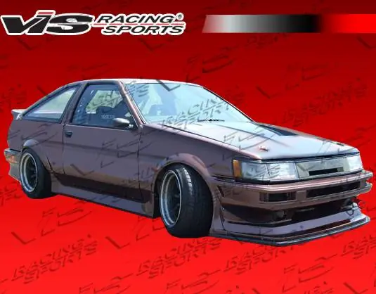 Fan Favorite Toyota Corolla VIS Racing Monster Side Skirts - 84TYCOR2DMON-004
