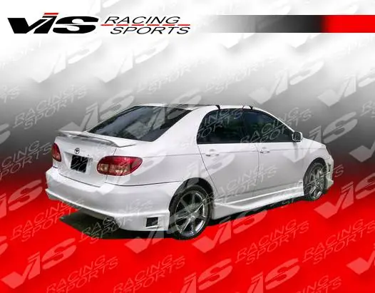 Toyota Corolla VIS Racing Striker Side Skirts - 03TYCOR4DSTR-004 Seasonal Sale