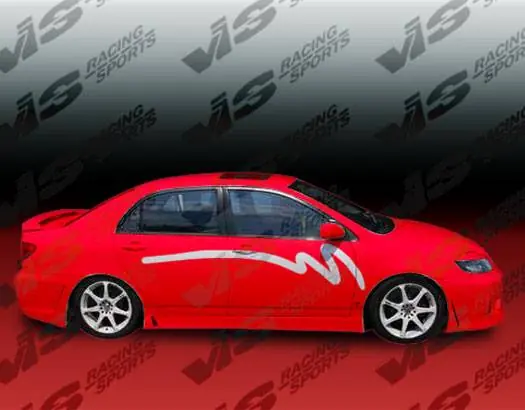 Toyota Corolla VIS Racing TSC-3 Side Skirts - 03TYCOR4DTSC3-004 Get Yours