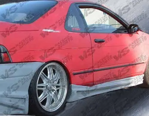 Clearance Toyota Paseo VIS Racing Ballistix Side Skirts - 92TYPAS2DBX-004