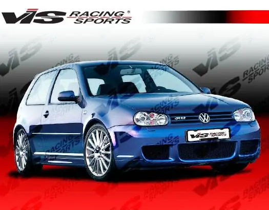 Volkswagen Golf VIS Racing R-32 Side Skirts - 99VWGOF2DR32-004 Free Shipping