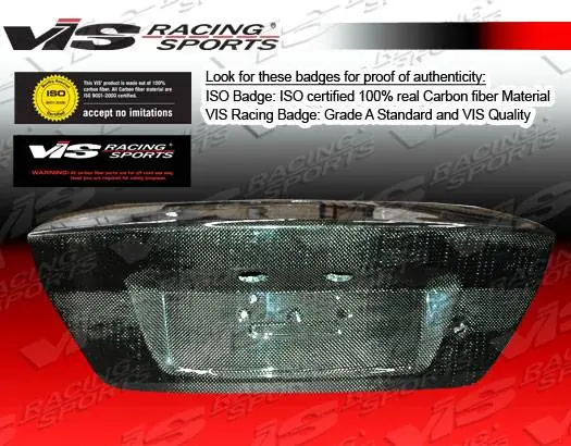 Brand New Honda Civic 2DR VIS Racing OEM Carbon Fiber Trunk - 01HDCVC2DOE-020C