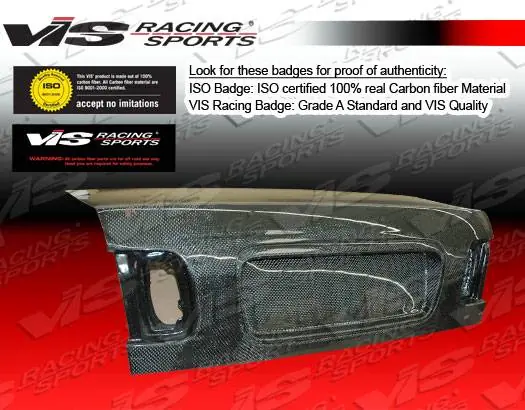 Express Delivery Honda Civic 4DR VIS Racing OEM Carbon Fiber Trunk - 96HDCVC4DOE-020C