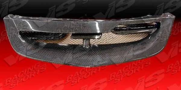 Honda Civic HB VIS Racing Techno R Front Grille - Fiberglass - 04HDCVCHBTNR-015 Get Yours