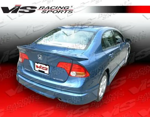 Hot Picks Honda Civic 4DR VIS Racing Fuzion Spoiler - 06HDCVC4DFUZ-003