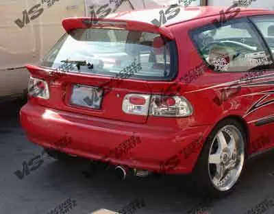 Honda Civic HB VIS Racing Type S Spoiler - 92HDCVCHBSPN-003 Direct From Manufacturer