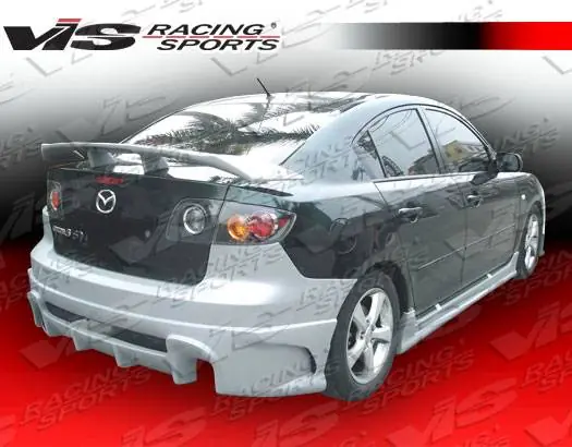 One Day Deal Mazda 3 4DR VIS Racing Laser Spoiler - 04MZ34DLS-003