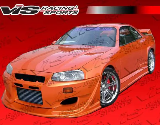 Direct From Factory Nissan Skyline VIS Racing Invader Front Bumper - 99NSR34GTRINV-001