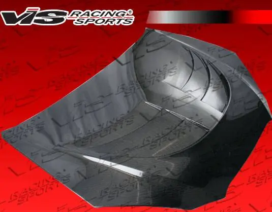 Top Rated Hyundai Genesis VIS Racing SCV Black Carbon Fiber Hood - 10HYGEN2DPL-010C