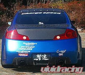 Free Shipping Infiniti G35 2DR Chargespeed Rear Bumper - CS695RB