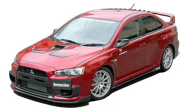 Exclusive Offer Mitsubishi Lancer Chargespeed Bottom Line Full Lip Kit - 5PC - CS427FLK2C