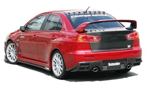Mitsubishi Lancer Chargespeed Bottom Line Type-2 Full Lip Kit - 5PC - CS427FLK2F Professional Grade