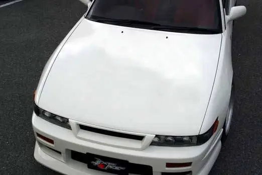 Exclusive Nissan 240SX Chargespeed Flip Light OEM Carbon Hood - CS702HC