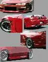 Handmade Nissan 240SX Chargespeed Kouki Wide Body Full Body Kit - CS705FKW