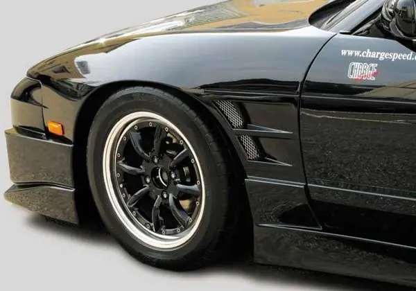 Nissan 240SX Chargespeed Silvia D-1 Style Widebody Front Fender - Pair - CS703FF Mega Sale