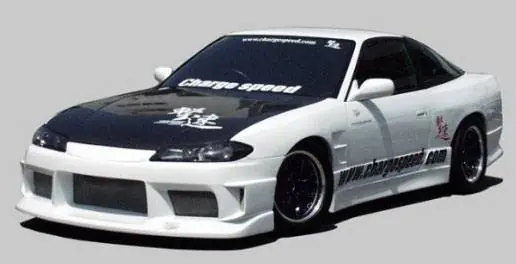 High Quality Nissan 240SX Chargespeed Type-1 Wide Body Full Body Kit - CS707FKW