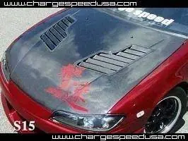 Nissan 240SX Chargespeed Vented Hood New Arrival