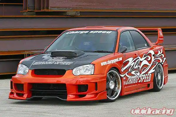 Worldwide Shipping Subaru Impreza Chargespeed Peanut Eye Wide Body Super GT Full Body Kit with 3D Center - CS977FKDW