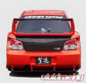 Subaru Impreza Chargespeed Peanut New Eye Wide Body Super GT Rear Bumper with Carbon Diffuser - CS977RBW Professional Grade