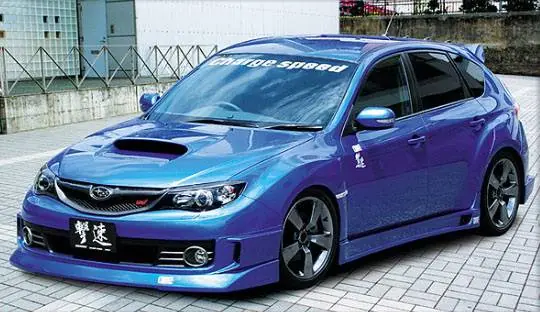 Subaru WRX Chargespeed Half Type Full Spoiler Kit - 5PC - CS979FLK Fan Favorite