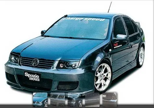 Volkswagen Jetta Chargespeed Spazio Nova Full Body Kit - 4PC - CS2000FK Free Shipping
