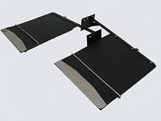 Ford Superduty Street Scene Mud Flap Kit Dual Rear Wheel - 18 Inch Wide - 950-09630 Professional Grade