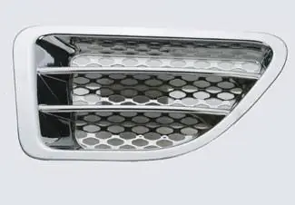 Ford Mustang Street Scene Generation 1 Fender Vents - Chrome ABS Plastic - 950-73002 Time-Limited