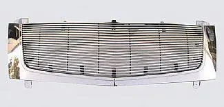 Special Offer Cadillac Escalade Street Scene Chrome Grille Shell with 4mm Billet Grille - 950-75539