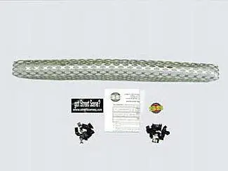 Certified Chevrolet S10 Street Scene Satin Aluminum Grille for Generation 1 Valance - 950-77203