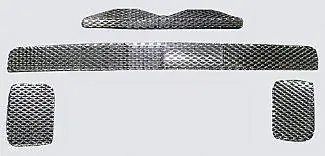 Crafted Chevrolet Silverado Street Scene Chrome Grille for Generation 1 Bumper Cover - 950-78112