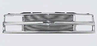 Holiday Sale Chevrolet Tahoe Street Scene Chrome Grille Shell with 8mm Billet Grille - 950-75546