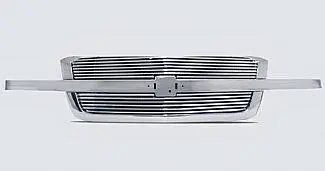 Chevrolet Silverado Street Scene Chrome Grille Shell with 8mm Polished Billet Grille - 950-75559 Price Drop
