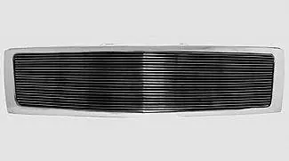 Chevrolet Silverado Street Scene Custom Chrome Grille Shell with 4mm Billet Grille - 950-75557 Shop Now