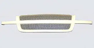 Chevrolet Silverado Street Scene Paintable Custom Grille Shell with Satin Aluminum Grille - 950-77555 New Release