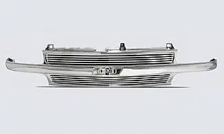 Chevrolet Suburban Street Scene Chrome Grille Shell with 8mm Polished Billet Insert - 950-75562 New Release