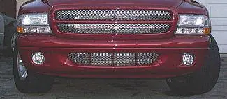 Bulk Order Dodge Durango Street Scene Paintable Custom Grille Shell with Chrome Speed Grille - 950-78520