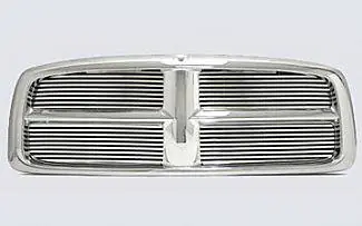 Secure Checkout Dodge Ram Street Scene Chrome Grille Shell with 8mm Billet Grille Insert - 950-75530