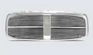 Discount Dodge Ram Street Scene Chrome Grille Shell with 8mm Polished Billet Grille - 950-75523