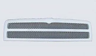 Markdown Dodge Ram Street Scene Paintable Custom Grille Shell with Chrome Speed Grille - 950-78515