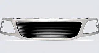 Save Now Ford F150 Street Scene Chrome Steel Grille Shell with Billet Grille - 950-75571
