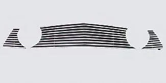 Top Rated Ford Mustang Street Scene Main Grille - Polished Billet - 950-80691