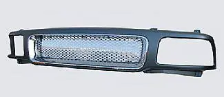 Popular GMC Sonoma Street Scene Grille Shell with Chrome Grille - Sealed Beam Style - 950-78517