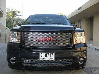 GMC Sierra Street Scene Black Chrome Grille for Generation 1 Bumper Cover - 950-76196 Super Sale