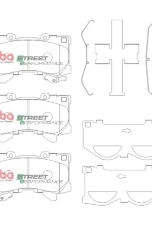 DBA 2022 Lexus LX600 Front SP Performance Brake Pads Fresh Stock