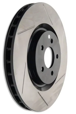 StopTech Sport Slotted Rotors; Front Pair Money Back Guarantee