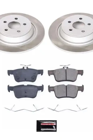 Power Stop 17-20 Lincoln MKZ Rear Semi-Coated Rotor Kit — PMD Premier Motoring Development Special Discount