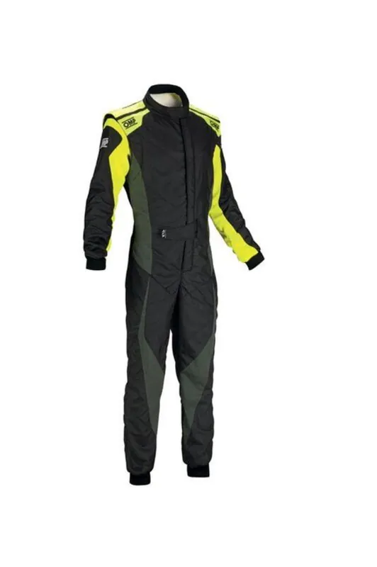 OMP Tecnica Hybrid Overall - Sz 46 (Navy/Cyan) — PMD Premier Motoring Development Special Offer